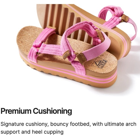 REEF Cushion Hi Sandals (Brand New) - Picture 2 of 4